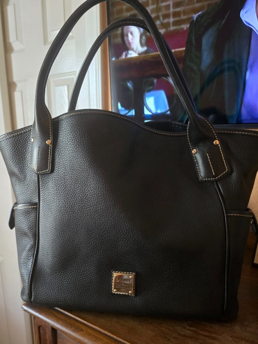 Dooney & Bourke Pebble Leather Kristen Tote